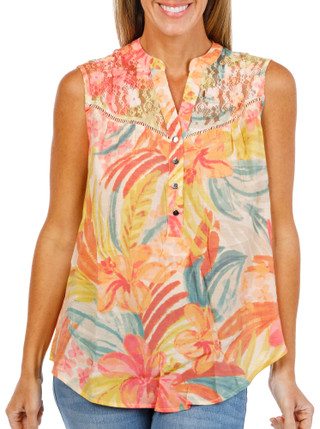 Thumbnail 1: Kate Park Women's Floral Print Top  