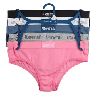 Thumbnail 1: Aeropostale Juniors 5 Pk Seamless Ribbed Hipster Panties 