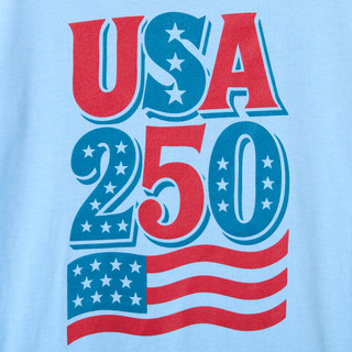 Thumbnail 2: Bioworld Boys Americana USA 250 Graphic Tee 