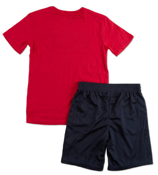 Thumbnail 2: Champion Boys Active 2 Pc Logo Tee & Mesh Shorts 