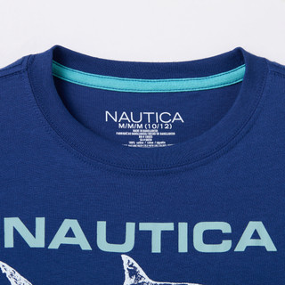Thumbnail 2: Nautica Boys Shark Map Graphic Tee 
