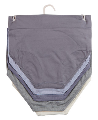 Thumbnail 2: Laura Ashley Women's 5 Pk Comfort Stretch Brief Panties 