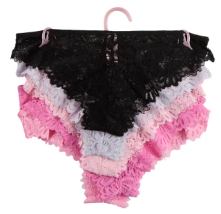Thumbnail 2: Juicy Couture Juniors 5 Pk Lacey Logo Bling Panties 