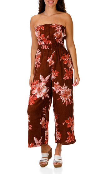 Thumbnail 1: Pie In The Sky Women's Floral Print Jumpsuit  