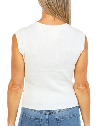 Thumbnail 2: Thread & Supply Women's Solid Sweater Vest  