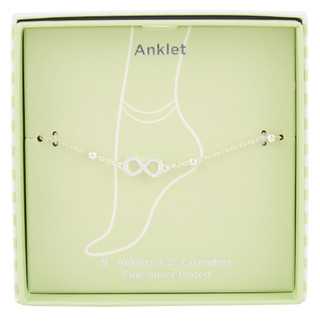 Thumbnail 1: Alexis Bendel Fine Silver Plated Anklet  