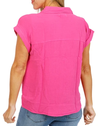 Thumbnail 2: Thread & Supply Women's Soft Button Down Top  