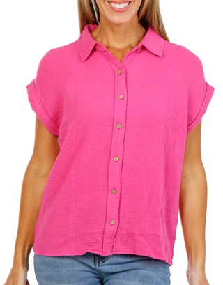 Thumbnail 1: Thread & Supply Women's Soft Button Down Top  