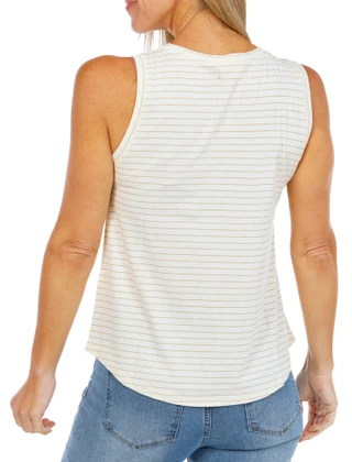 Thumbnail 2: Thread & Supply Women's Stripe Print Top 