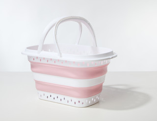 Thumbnail 3: Lifestyle Collapsible Laundry Basket with Handles 