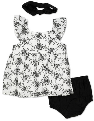 Thumbnail 2: PL Baby Baby Girls 3 Pc Dress Set 