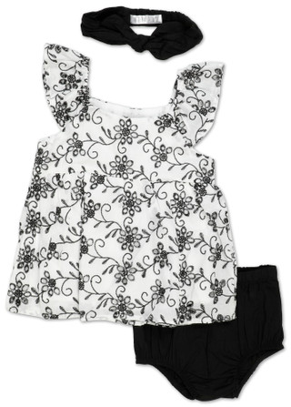 Thumbnail 1: PL Baby Baby Girls 3 Pc Dress Set 