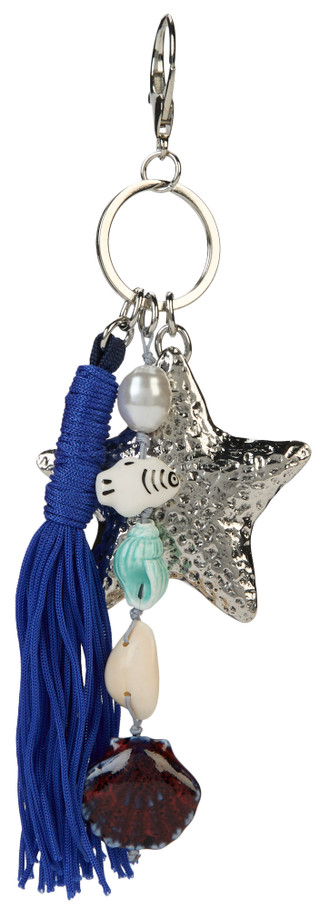 Thumbnail 1: C&C Silver Starfish Bag Charm 