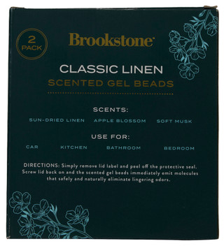 Thumbnail 2: Brookstone 2 Pk Classic Linen Scented Gel Beads 