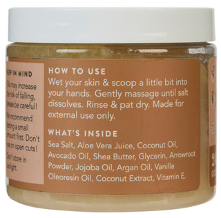 Thumbnail 2: Bare Botanicals 24 oz Coconut Vanilla Body Scrub 