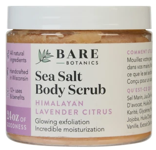 Thumbnail 1: Bare Botanicals 24 oz Himalayan Lavender Citrus Body Scrub 
