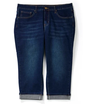 Thumbnail 1: Bleu Plus Roll Cuff Hem Capris 