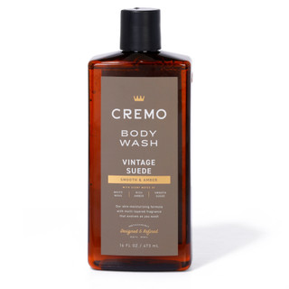 Thumbnail 1: CREMO Men’s Body Wash - Vintage Suede Smooth & Amber, 16 fl oz 