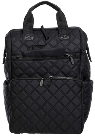 Thumbnail 1: JOAN + DAVID 18 in Diamond Quilted Puffer Workbook Backpack 
