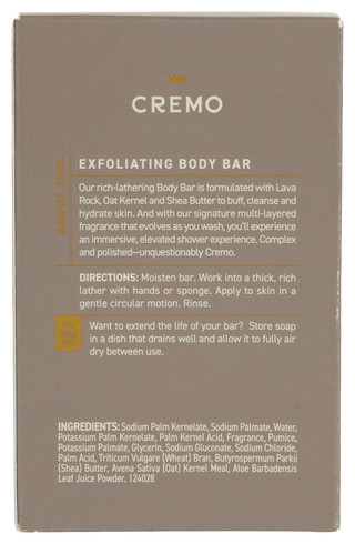 Thumbnail 3: CREMO Men's Body Bar Soap - Vintage Suede Scent, 5 oz 