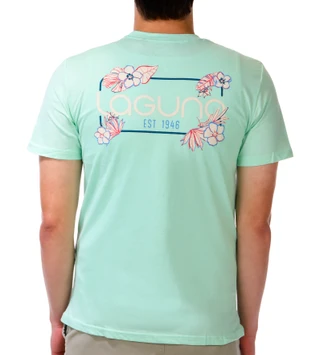 Thumbnail 2: Laguna Men's Short Sleeve Graphic Logo Tee 