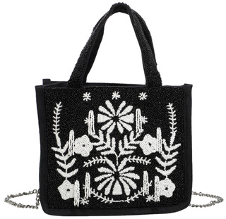 Thumbnail 1: AMERICA AND BEYOND Nightfall Beaded Tote Bag 