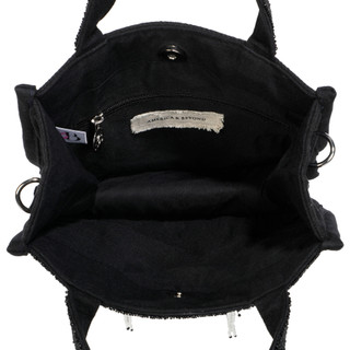 Thumbnail 3: AMERICA AND BEYOND Nightfall Beaded Tote Bag 