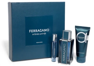 Thumbnail 1: FERRAGAMO Men’s Intense Blue Eau De Parfum 3 Piece Set 3.4 oz 