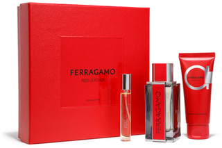 Thumbnail 1: FERRAGAMO Men's Red Eau De Parfum 3 Piece Set 3.4 oz 