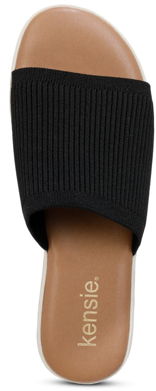 Thumbnail 3: Kensie Womens Ellie Wedge Slide Sandals 