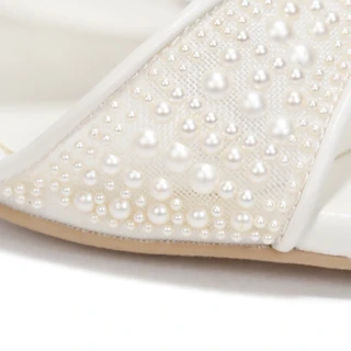 Thumbnail 4: Dolce Vita Womens Gitel Pearl Heels 