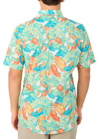 Thumbnail 2: Eddie Bauer Men's Baja Printed Short Sleeve Shirt 