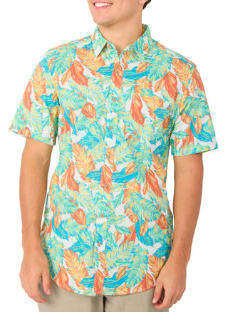 Thumbnail 1: Eddie Bauer Men's Baja Printed Short Sleeve Shirt 