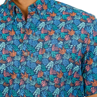 Thumbnail 3: Eddie Bauer Men's Baja Printed Short Sleeve Shirt 