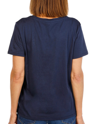 Thumbnail 2: Philosophy Women's Short Sleeve Seashell Crew Neck Top 