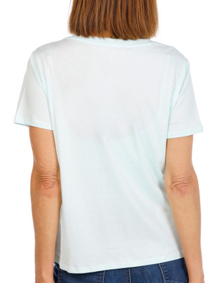 Thumbnail 3: Philosophy Women's Short Sleeve Palm Tree Crew Neck Top 