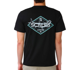 Thumbnail 3: SCALES Men's Short Sleeve Graphic Logo Tee 