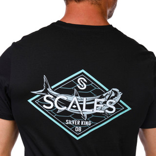 Thumbnail 5: SCALES Men's Short Sleeve Graphic Logo Tee 