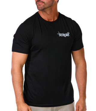Thumbnail 2: SCALES Men's Short Sleeve Graphic Logo Tee 