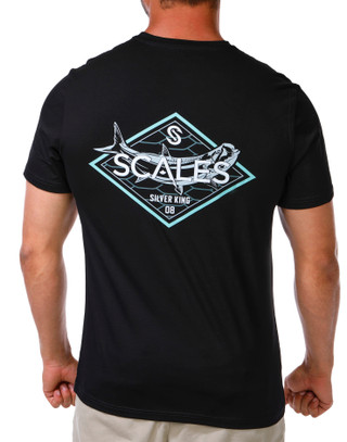 Thumbnail 6: SCALES Men's Short Sleeve Graphic Logo Tee 