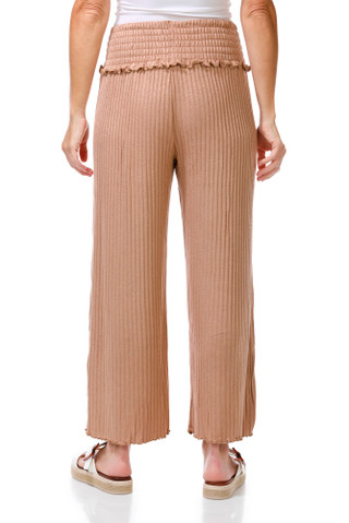 Thumbnail 2: OCEAN DRIVE Juniors Knit Smocked Waist Pants 