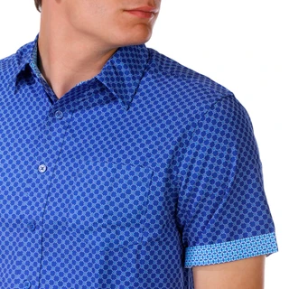 Thumbnail 2: Nick Graham Men's Short Sleeve Button Down Sports Shirt 