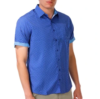 Thumbnail 1: Nick Graham Men's Short Sleeve Button Down Sports Shirt 