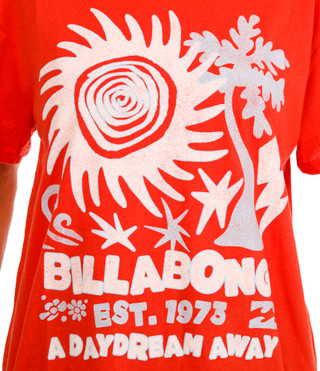 Thumbnail 3: BILLABONG Women's Short Sleeve Dazed Feeling Tomboy Tee 
