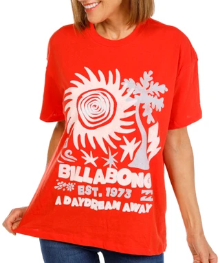 Thumbnail 1: BILLABONG Women's Short Sleeve Dazed Feeling Tomboy Tee 