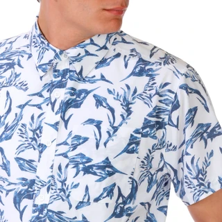 Thumbnail 3: REEL LEGENDS Men's Short Sleeve Woven Button Down Shirt 