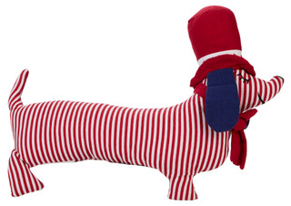 Thumbnail 2: Studio Curate 20x15 Americana Liberty Pup Shaped Pillow 