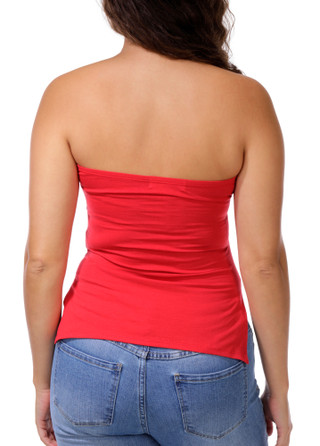 Thumbnail 2: Madden Girl Juniors Side Split Ruched Tube Top 