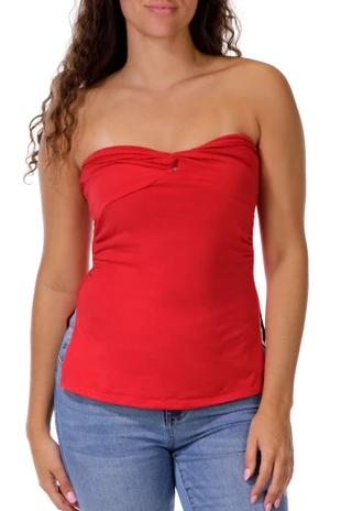 Thumbnail 1: Madden Girl Juniors Side Split Ruched Tube Top 