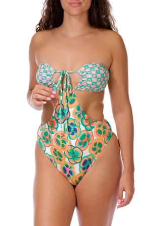 Thumbnail 1: BILLABONG Juniors One Piece Swimsuit  